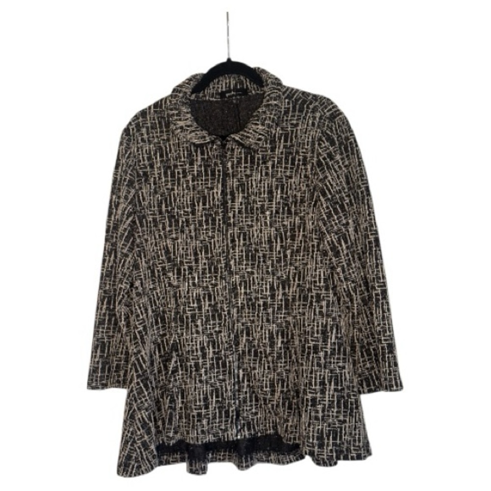 Yushi Geometric Patterned Jacket - Picture 1 of 8